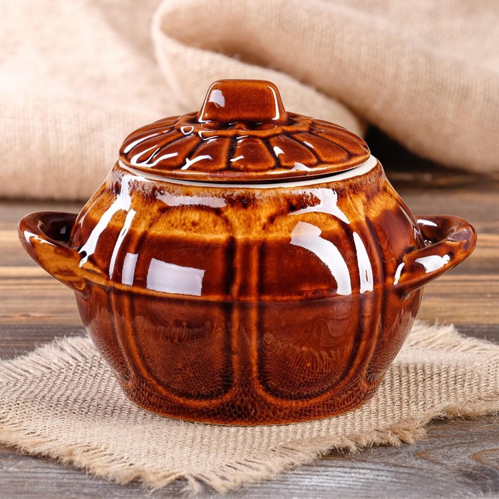 Горшочек для запекания "Окно" 0,7 л, микс