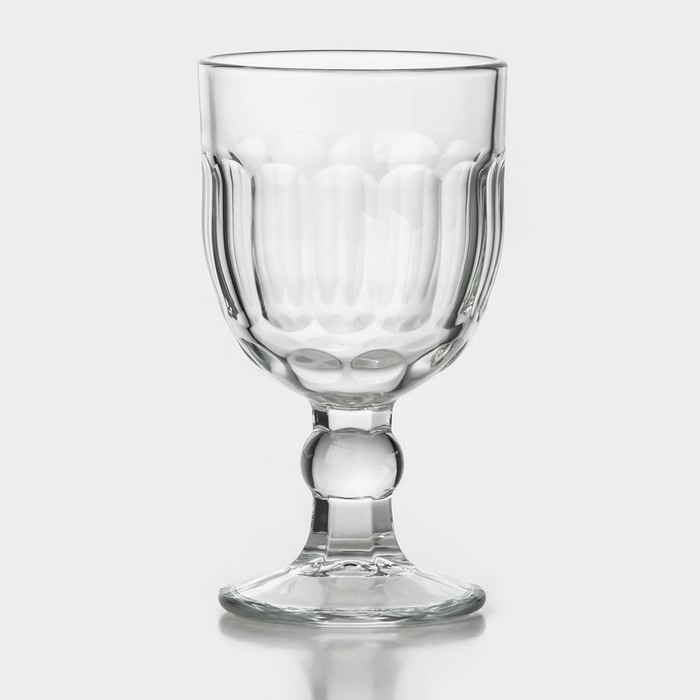 Бокал стеклянный для вина «Триумф», 250 мл бокал стеклянный для вина magistro грани 250 мл 8×14 5 см цвет прозрачный