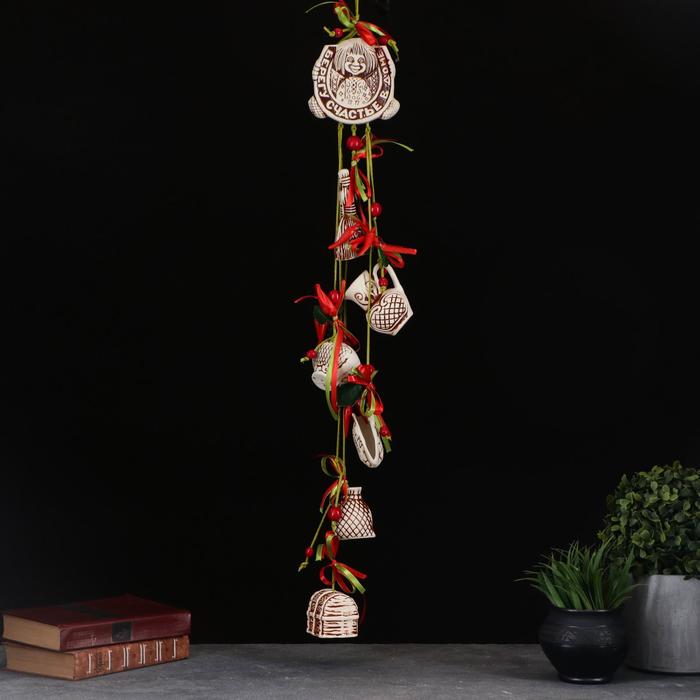 Оберег "Берегу счастье в доме" перец, микс