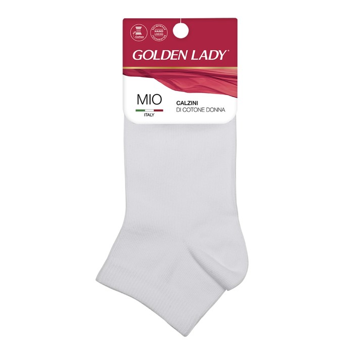 Носки женские укороченные GLD MIO, размер 35-38, цвет bianco