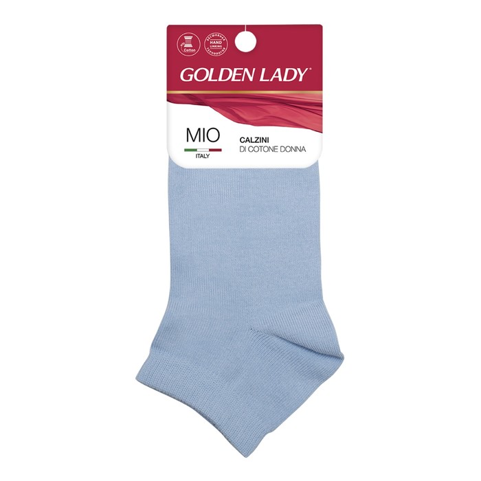 Носки женские укороченные GLD MIO, размер 39-41, цвет blu сhiaro