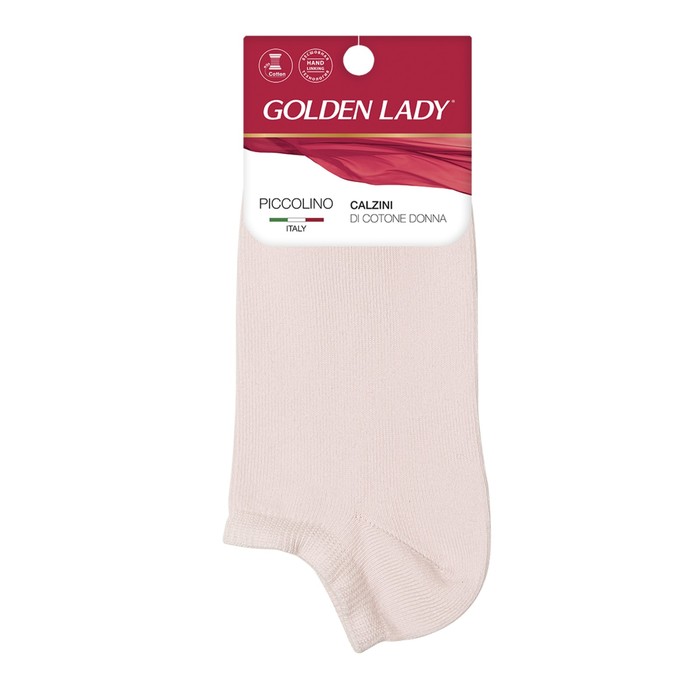 Носки женские супер-укороченные GLD PICCOLINO, размер 35-38, цвет rosa chiaro