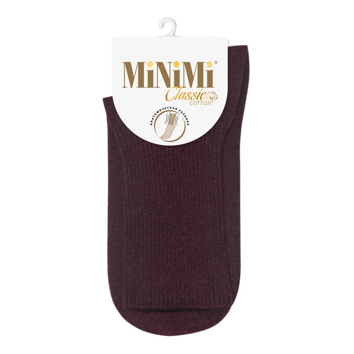 Носки женские MINI COTONE, размер 35-38, цвет bordo
