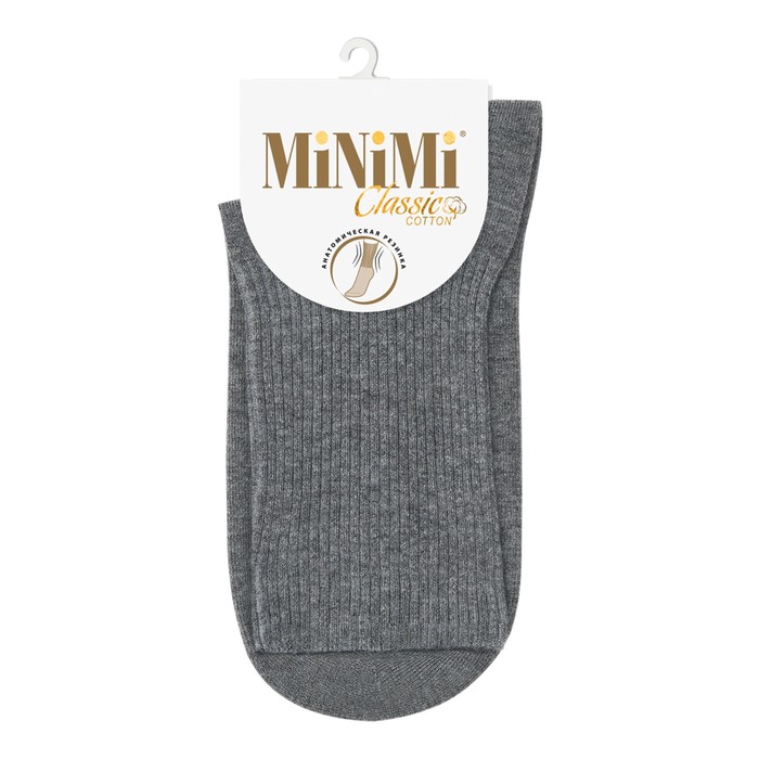 Носки женские MINI COTONE, размер 35-38, цвет grigio