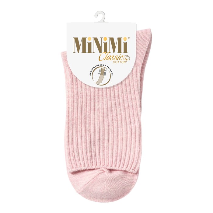 Носки женские MINI COTONE, размер 39-41, цвет rosa antico носки женские х б minimi style4602 1 размер 39 41 rosa antico розовый