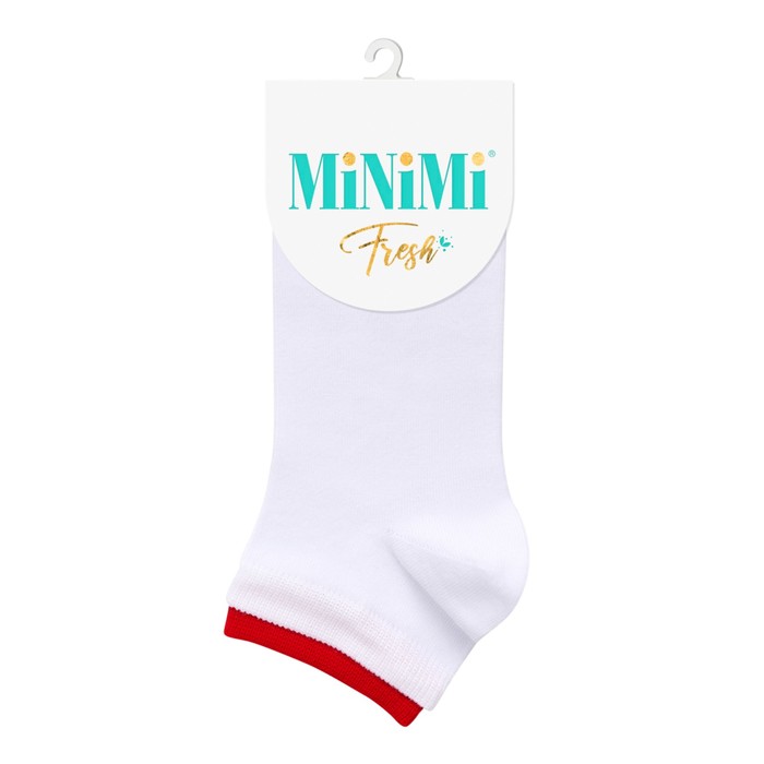 

Носки женские MINI FRESH с двойной резинкой, размер 35-38, цвет bianco