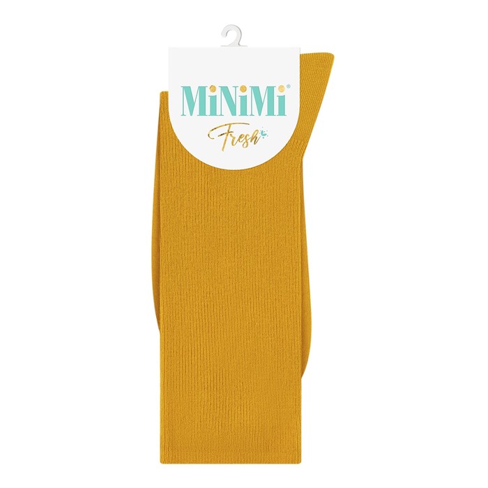 Носки женские MINI FRESH с высокой резинкой, размер 35-38, цвет ocra