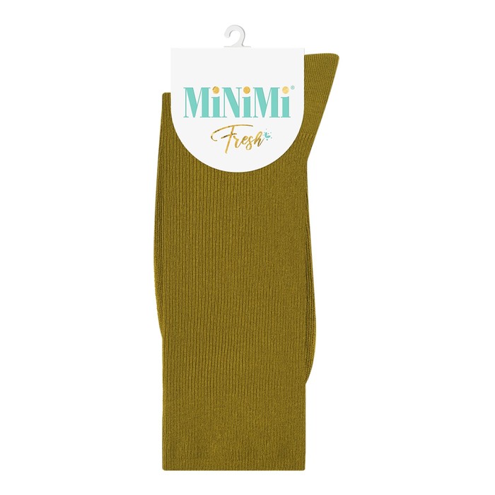 Носки женские MINI FRESH с высокой резинкой, размер 35-38, цвет oliva