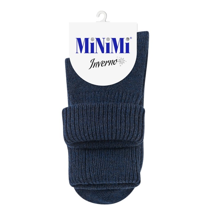 Носки женские MINI INVERNO, размер единый, цвет blu melange носки женские mini inverno размер единый цвет fuxia