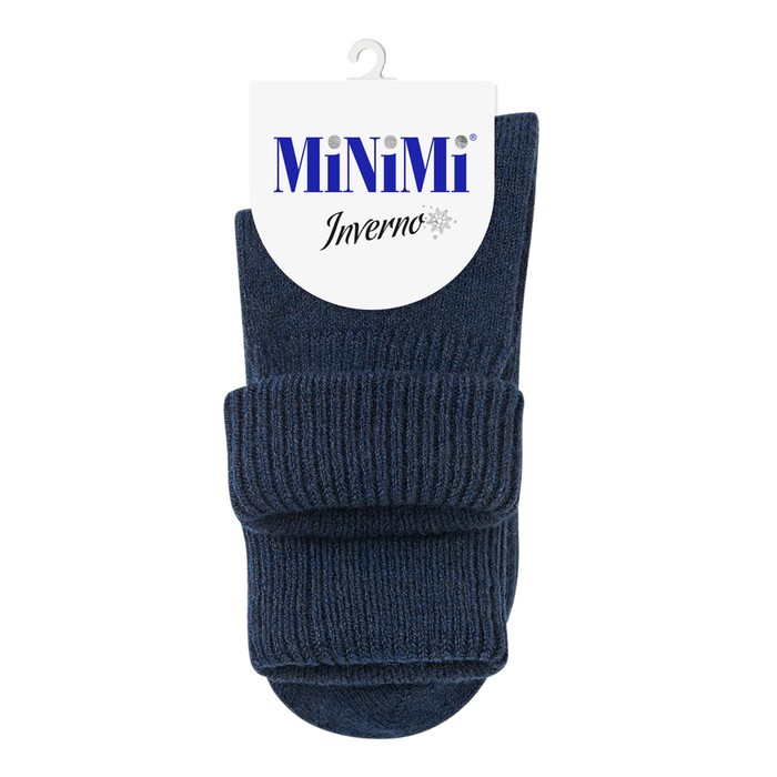 Носки женские MINI INVERNO, размер единый, цвет blu melange