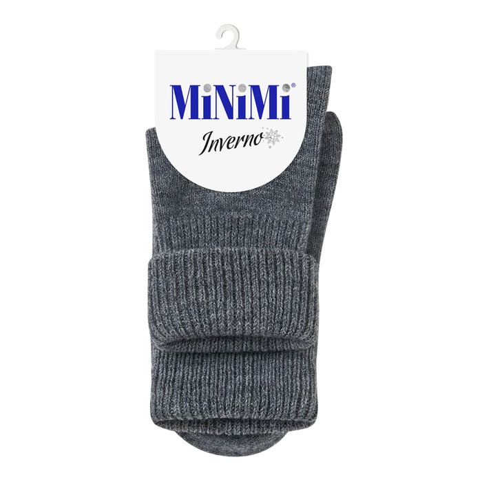 Носки женские MINI INVERNO, размер единый, цвет grigio melange