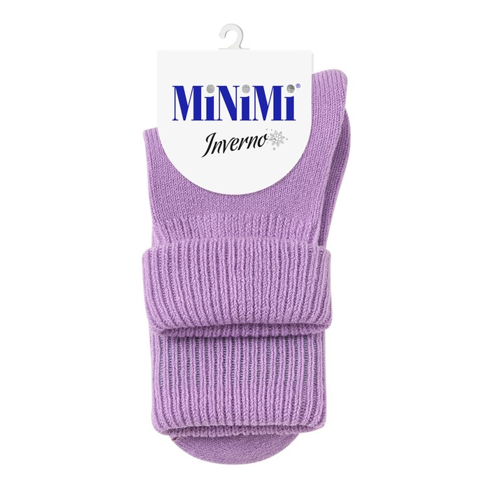 Носки женские MINI INVERNO, размер единый, цвет lilla носки женские mini inverno размер единый цвет fuxia