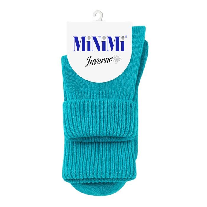 Носки женские MINI INVERNO, размер единый, цвет turchese носки женские mini inverno размер единый цвет fuxia