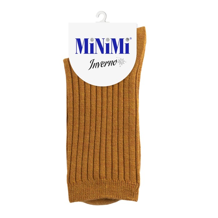 Носки женские MINI INVERNO, размер 35-38, цвет ocra