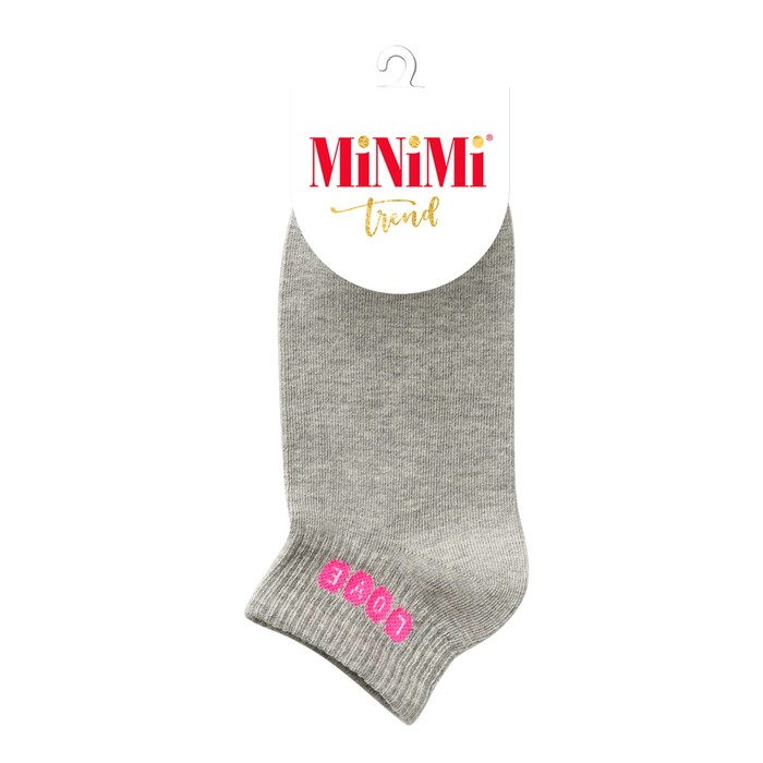 Носки женские MINI TREND, размер 35-38, цвет grigio melange