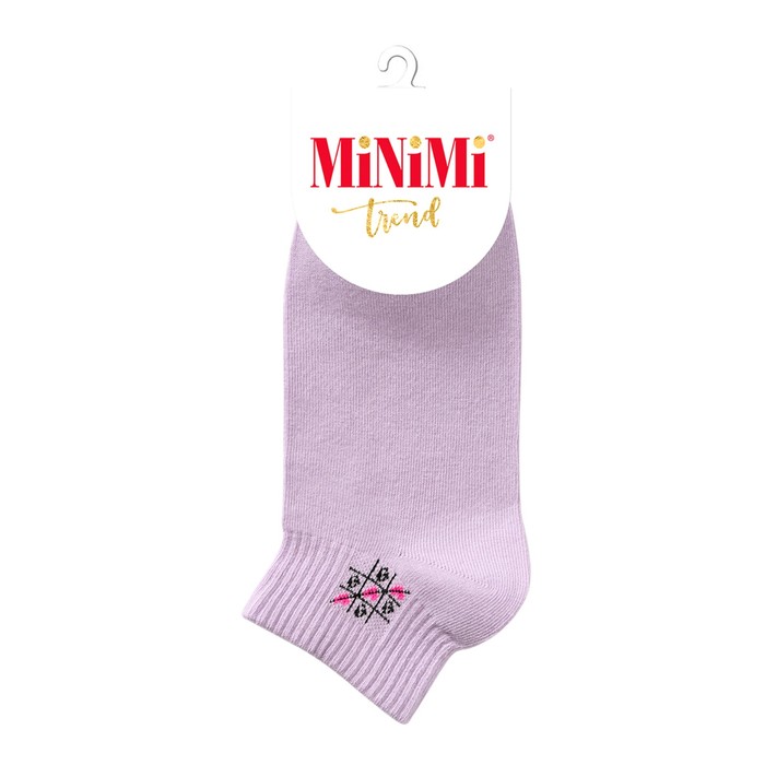 цена Носки женские MINI TREND, размер 35-38, цвет lilla