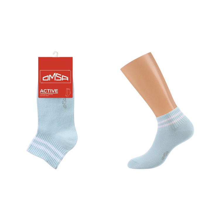 

Носки женские OMSA ACTIVE, размер 35-38, цвет blu сhiaro