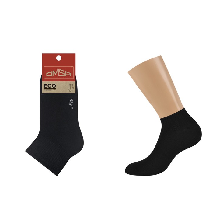 

Носки женские OMSA ECO средней длины, размер 39-41, цвет nero