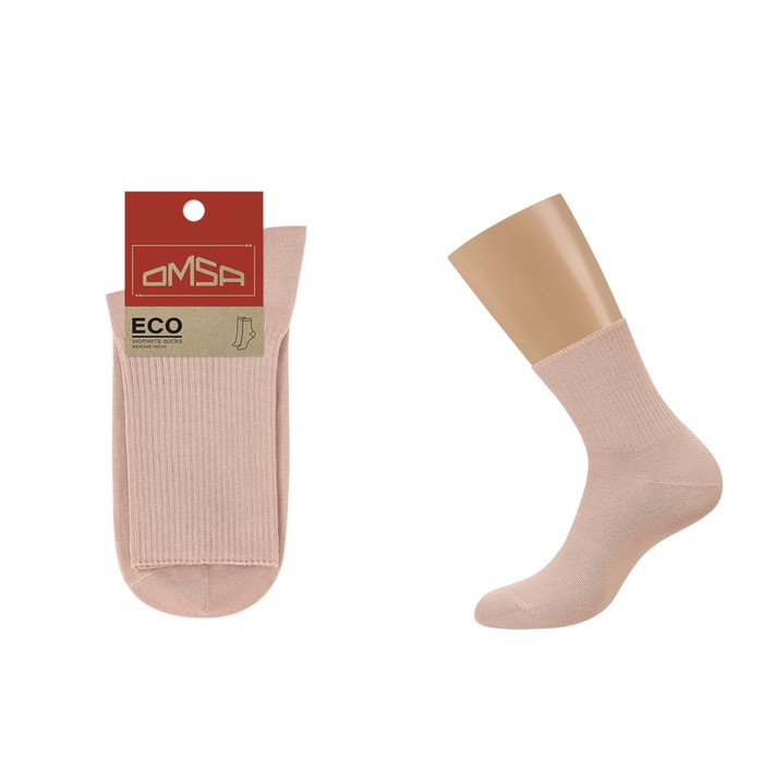 Носки женские OMSA ECO, размер 39-41, цвет rosa antico носки женские х б minimi style4602 1 размер 39 41 rosa antico розовый