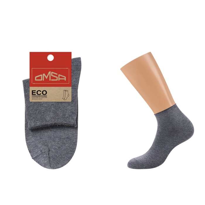 

Носки женские OMSA ECO, размер 35-38, цвет grigio melange