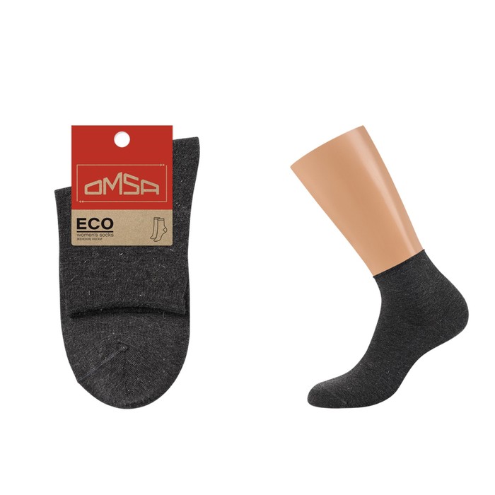 

Носки женские OMSA ECO, размер 35-38, цвет grigio scuro melange
