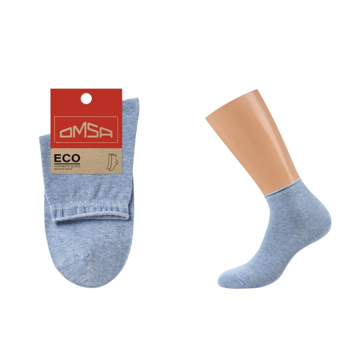 

Носки женские OMSA ECO, размер 35-38, цвет jeans melange