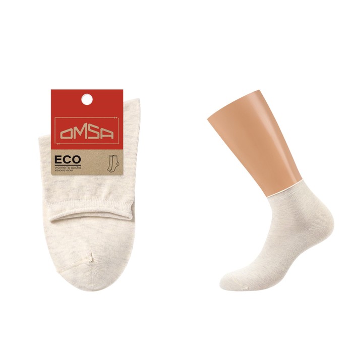 

Носки женские OMSA ECO, размер 39-41, цвет avorio melange