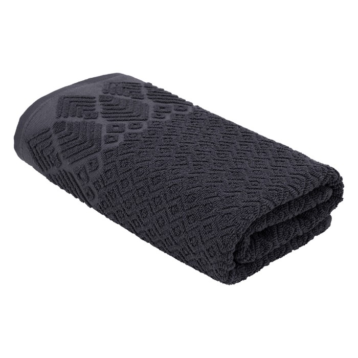 

Махровое полотенце, размер 50x80 см, цвет тёмно-серый