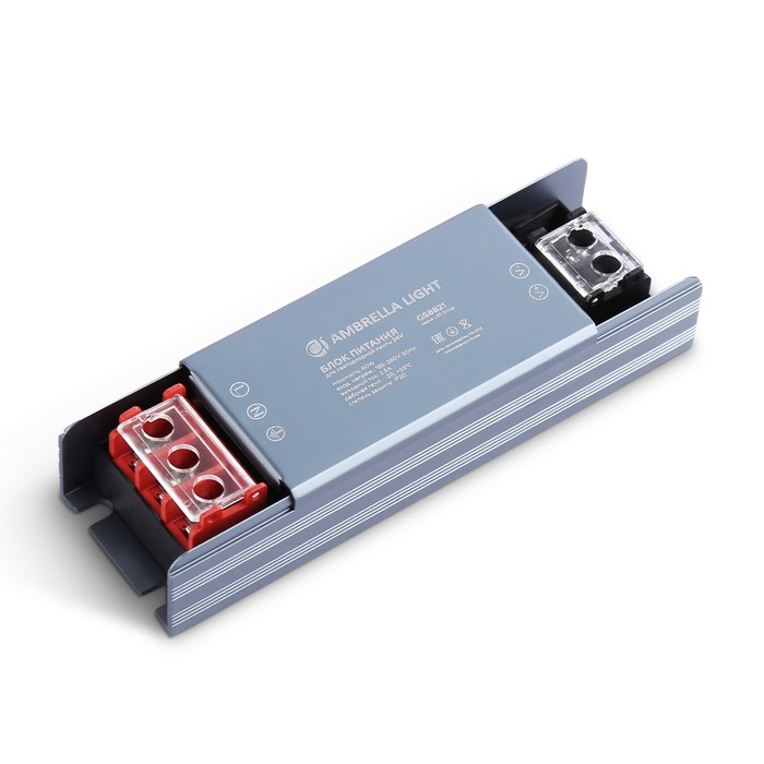 

Блок питания Ambrella для светодиодной ленты 24V 60W 2.5A IP20 185-260V