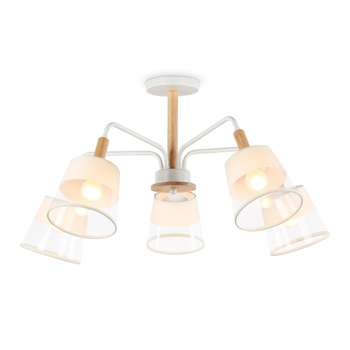 

Светильник подвесной Ambrella Traditional Modern Losk TR4738, E27, цвет белый, светлое дерево