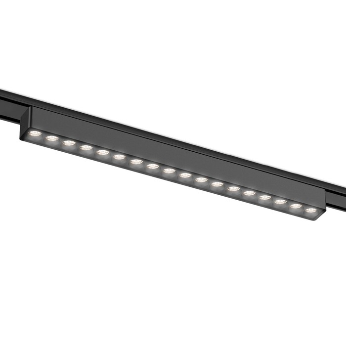 Светильник светодиодный трековый для шинопровода Magnetic Ultra Slim Ambrella Track System GV1416, 18Вт, Led, цвет чёрный