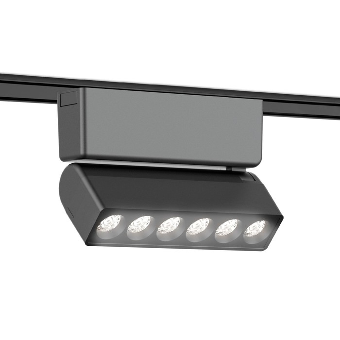 Светильник светодиодный трековый для шинопровода Magnetic Ultra Slim Ambrella Track System GV1469, 6Вт, Led, цвет чёрный