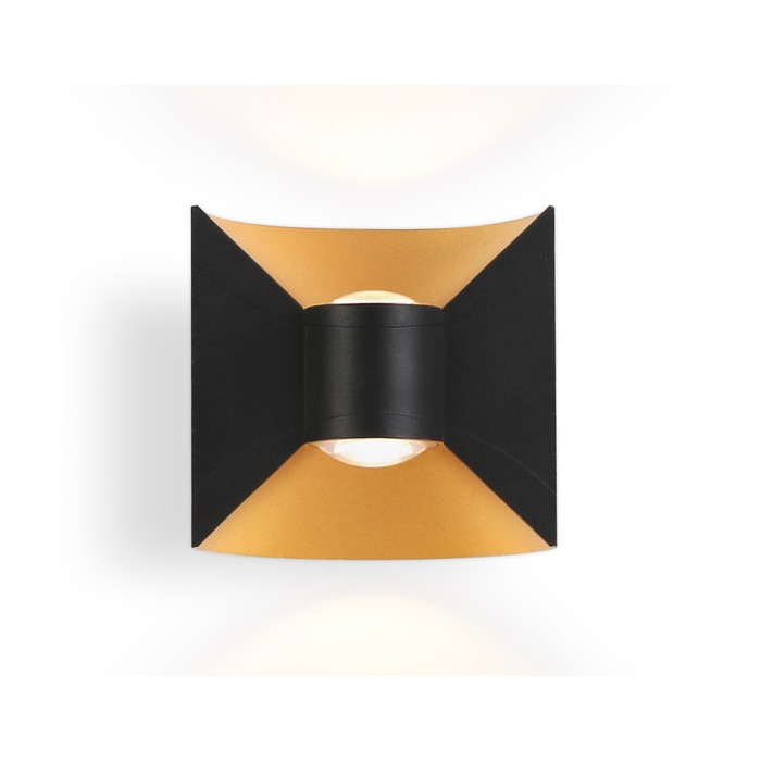 Светильник уличный настенный Ambrella Garden ST4472, 6Вт, Led, цвет чёрный, золото