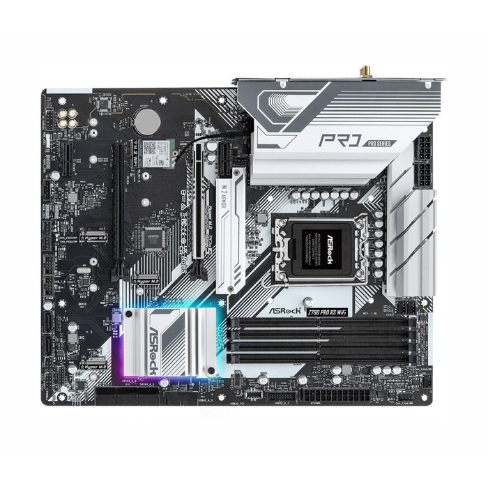 

Материнская плата Asrock Z790 PRO RS WIFI Soc-1700 Intel Z790 4xDDR5 ATX AC`97 8ch(7.1) 2.5 103396