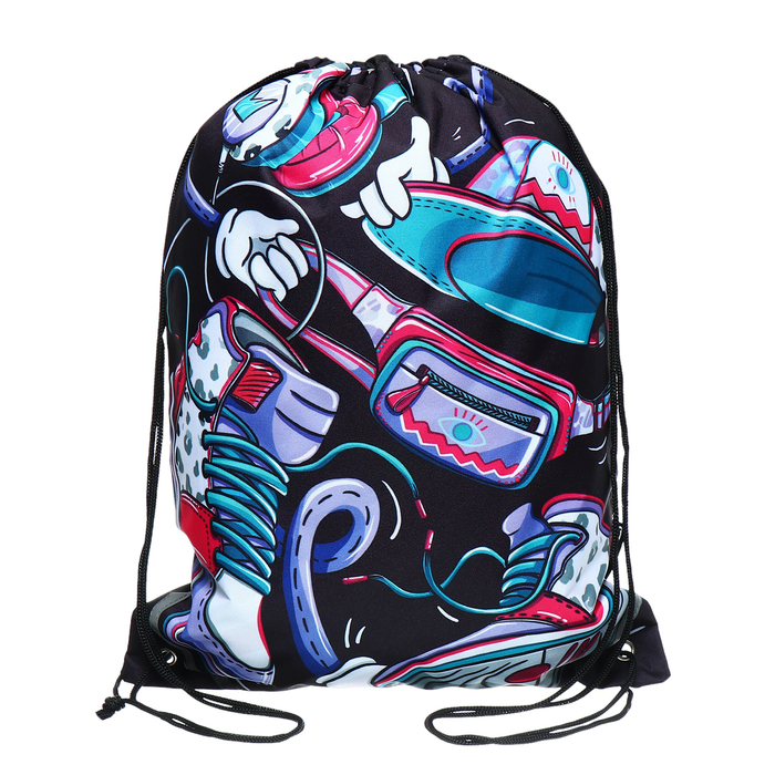 Мешок для обуви 480 х 360 мм Феникс сублимация светоотражающая полоса Будь в ударе 415₽