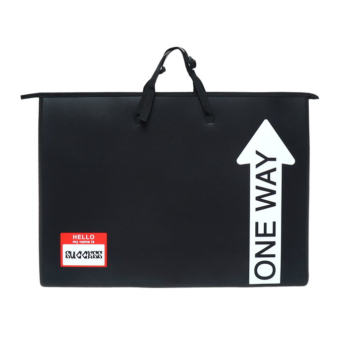 Папка для чертежей и рисунков А2 650 х 470 х 110 мм с ручками пластиковая молния сверху Феникс Панк 892₽