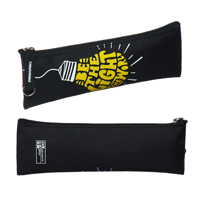 Пенал мягкий 1 отделение 60 х 195 мм плоский Феникс Лампа чёрныйжёлтый 59451 170₽