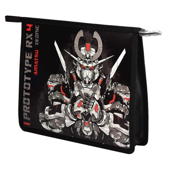 Папка для тетрадей А5 200 х 233 мм молния сверху пластиктекстиль Феникс Роботы 181₽