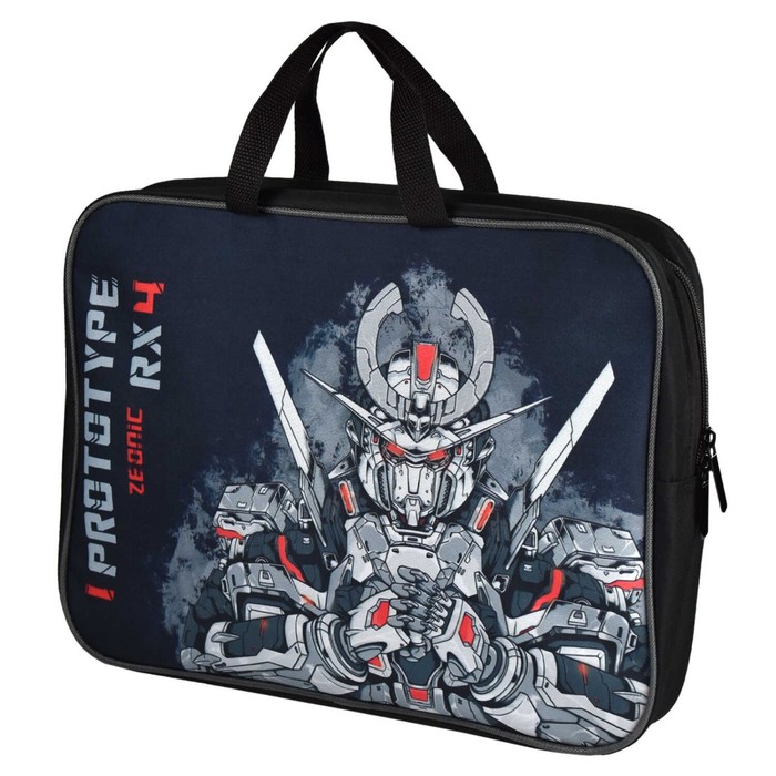 Папка с ручками текстильная А4 345 х 260 х 70 мм Феникс Роботы 602₽