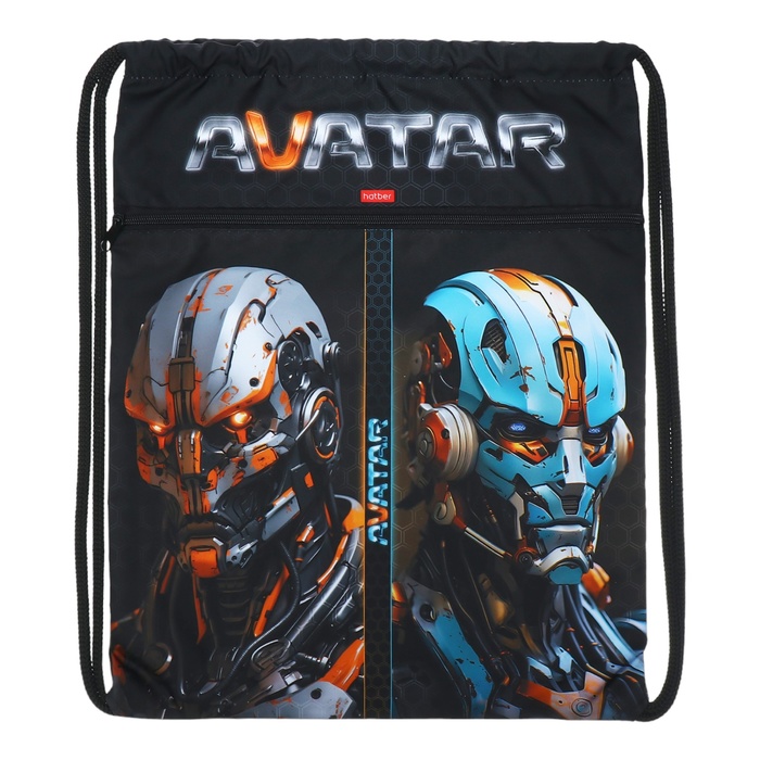 Мешок для обуви с карманом 470 х 340 мм Hatber Аватар 531₽