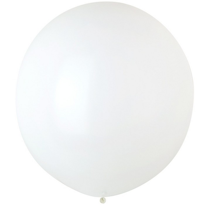 

Шар латексный 18" пастель White 5 шт.