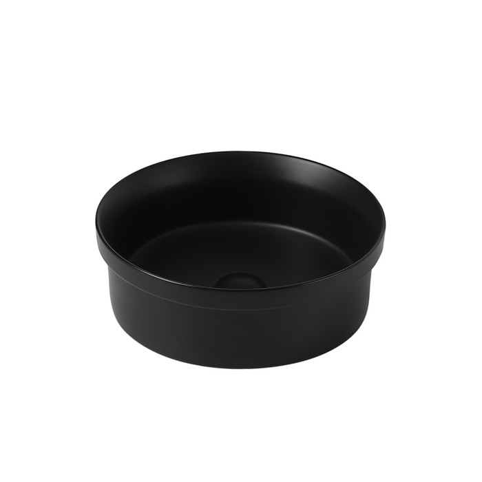 Раковина ABBER Bequem AC2103MB, накладная, 400х400х140 мм, черная, матовая раковина для ванной royal art ar 1028 400х400х140 мм белая накладная