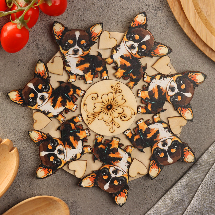 Подставка под горячее Чихуахуа D20 можжевельник 261₽