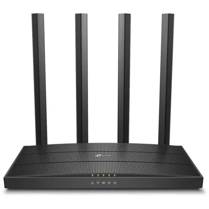 Wi-Fi роутер TP-Link ARCHER C6, 1267 Мбит/с, 4 порта 1000 Мбит/с, чёрный роутер беспроводной tp link archer c80 ac1900 1000 мбит с 4 порта чёрный