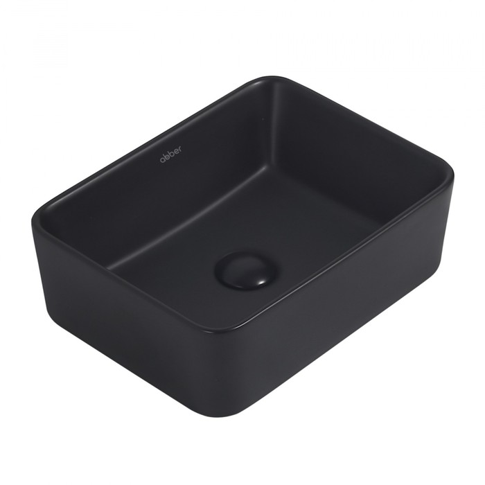 

Раковина ABBER Rechteck AC2213MB, накладная, 405х300х130 мм, черная, матовая