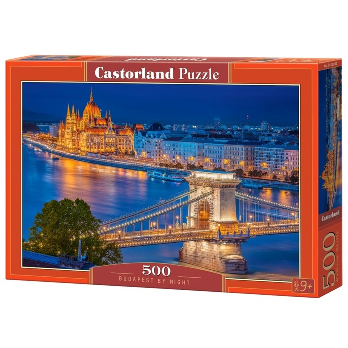 Пазл «Будапешт ночью», 500 элементов пазл мост риальто ночью 1000 элементов