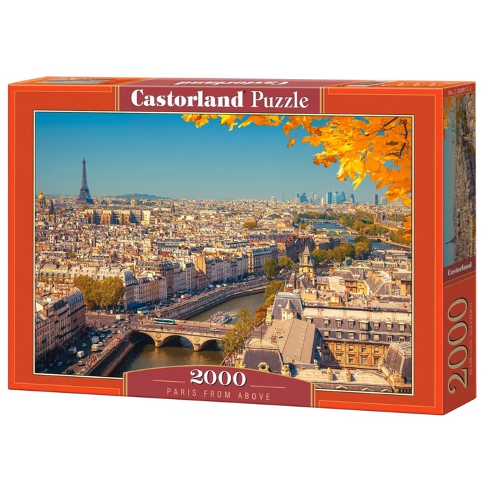 Пазл «Париж с высоты», 2000 элементов пазл castorland 2000 деталей париж с высоты