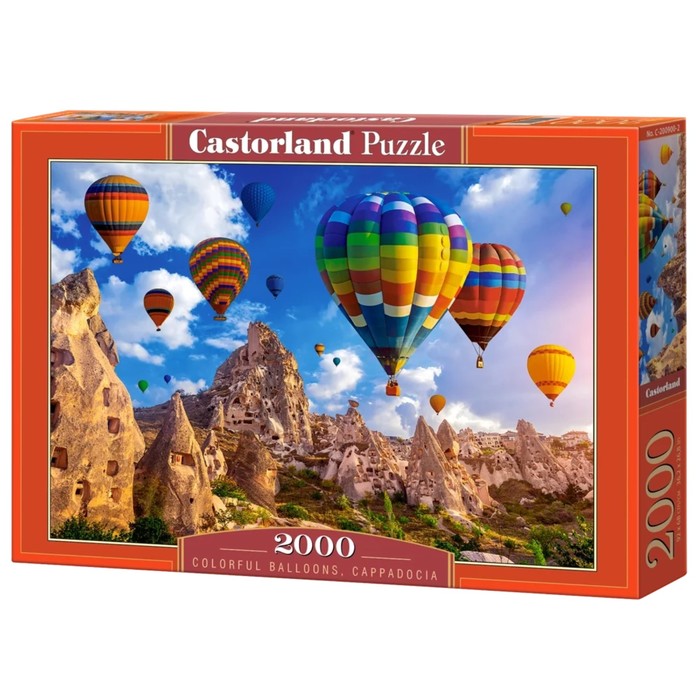 цена Пазл «Цветные воздушные шары, Каппадокия», 2000 элементов