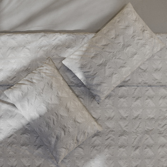 

Постельное бельё LoveLife евро Texture: gray, 200х217см,230х240см,50х70см-2шт, микрофибра, 110 г/м2