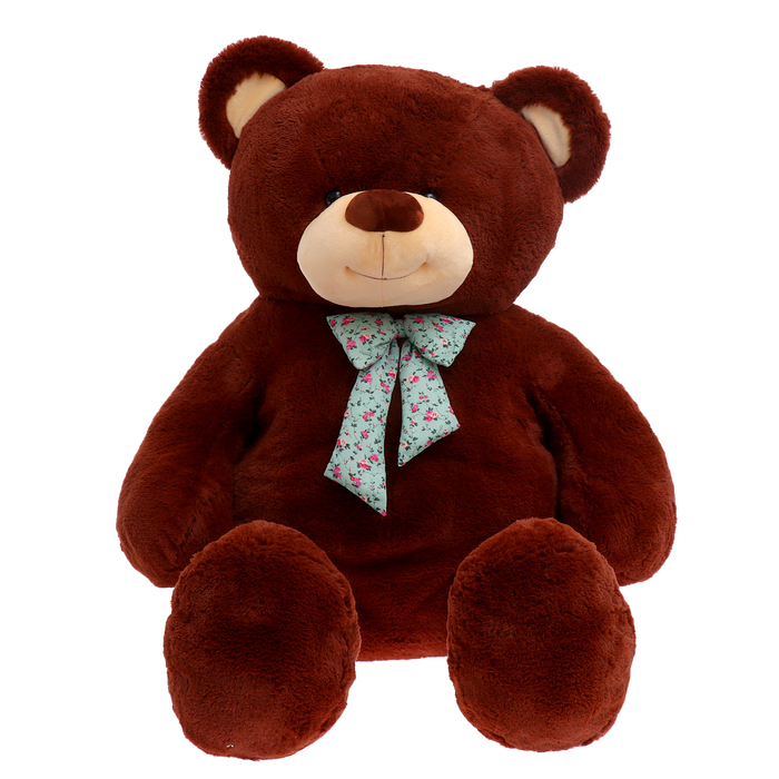 Мягкая игрушка «Медведь с бантом», цвет коричневый, 160 см мягкая игрушка медведь 160 см цвет бежевый
